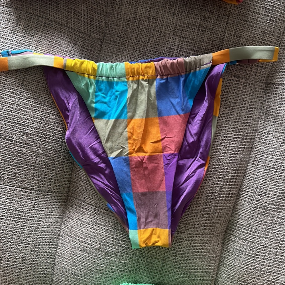 WeWoreWhat Multicolor Bandeau Bikini - Picture 3 of 10